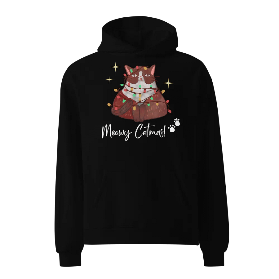 Grumpy Cat Christmas Lights Oversized Hoodie product image (3)