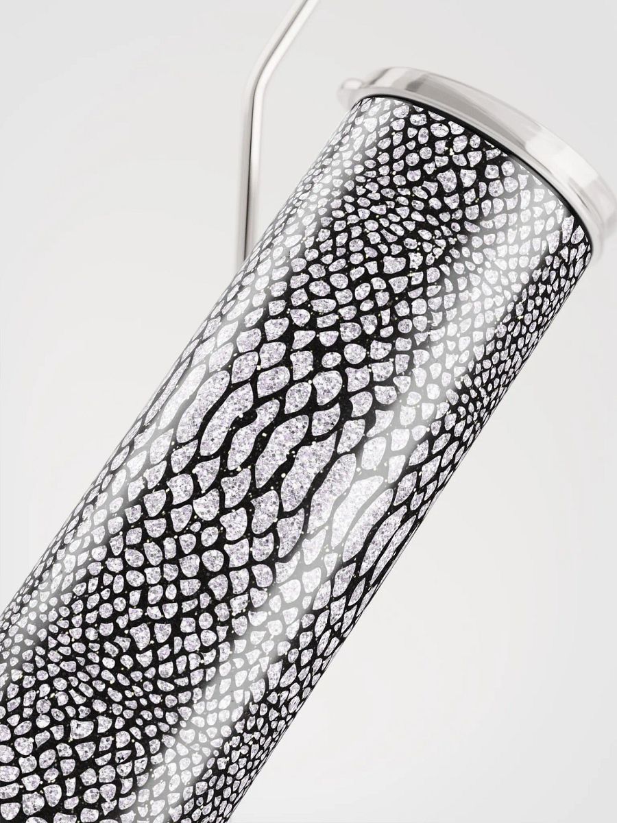 Embrace Exotic Elegance with our Snake Skin Stainless Steel Tumbler | Eco-Friendly 20 oz Tumbler with Reusable Straw product image (5)