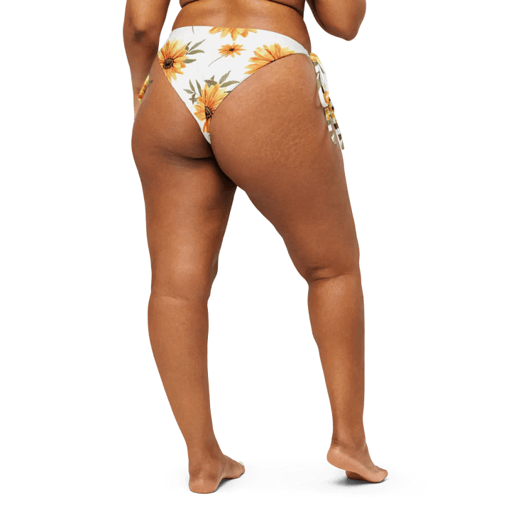 Watercolour Floral Pattern String Bikini Bottom - v5 product image (2)