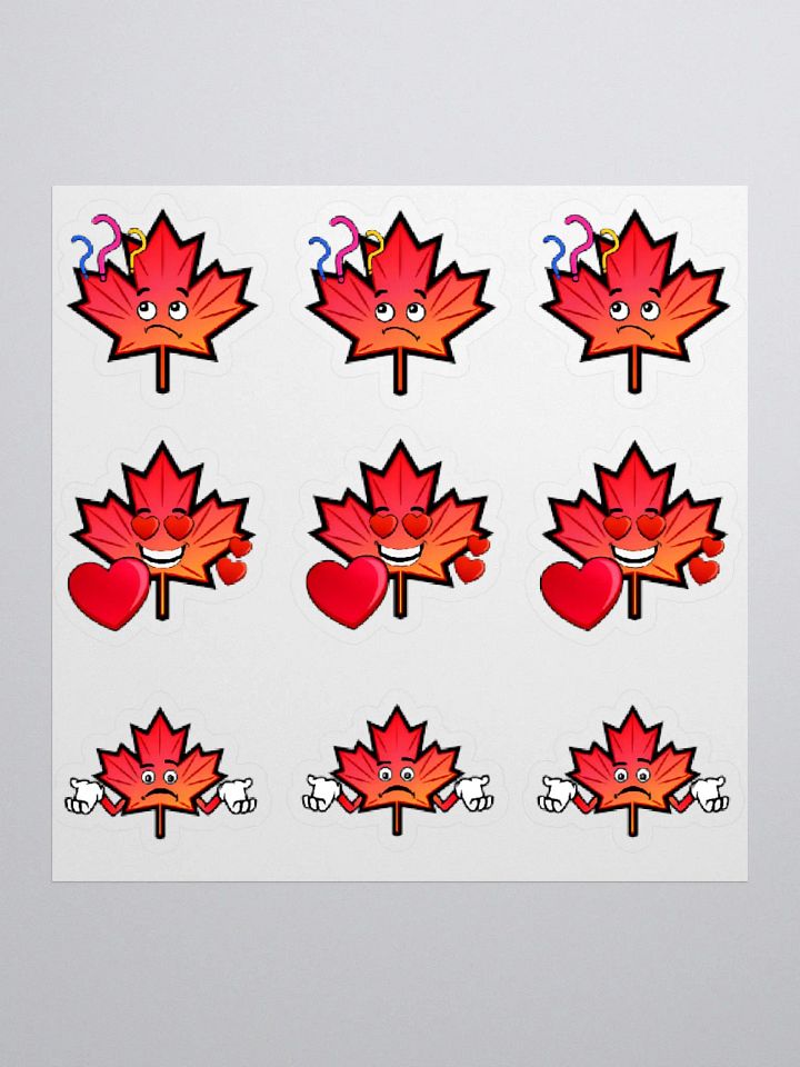 Thinking, Love, & Confusion Emote Stickers product image (3)