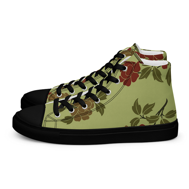 Japanese Floral. Top Canvas Shoes product image (2)