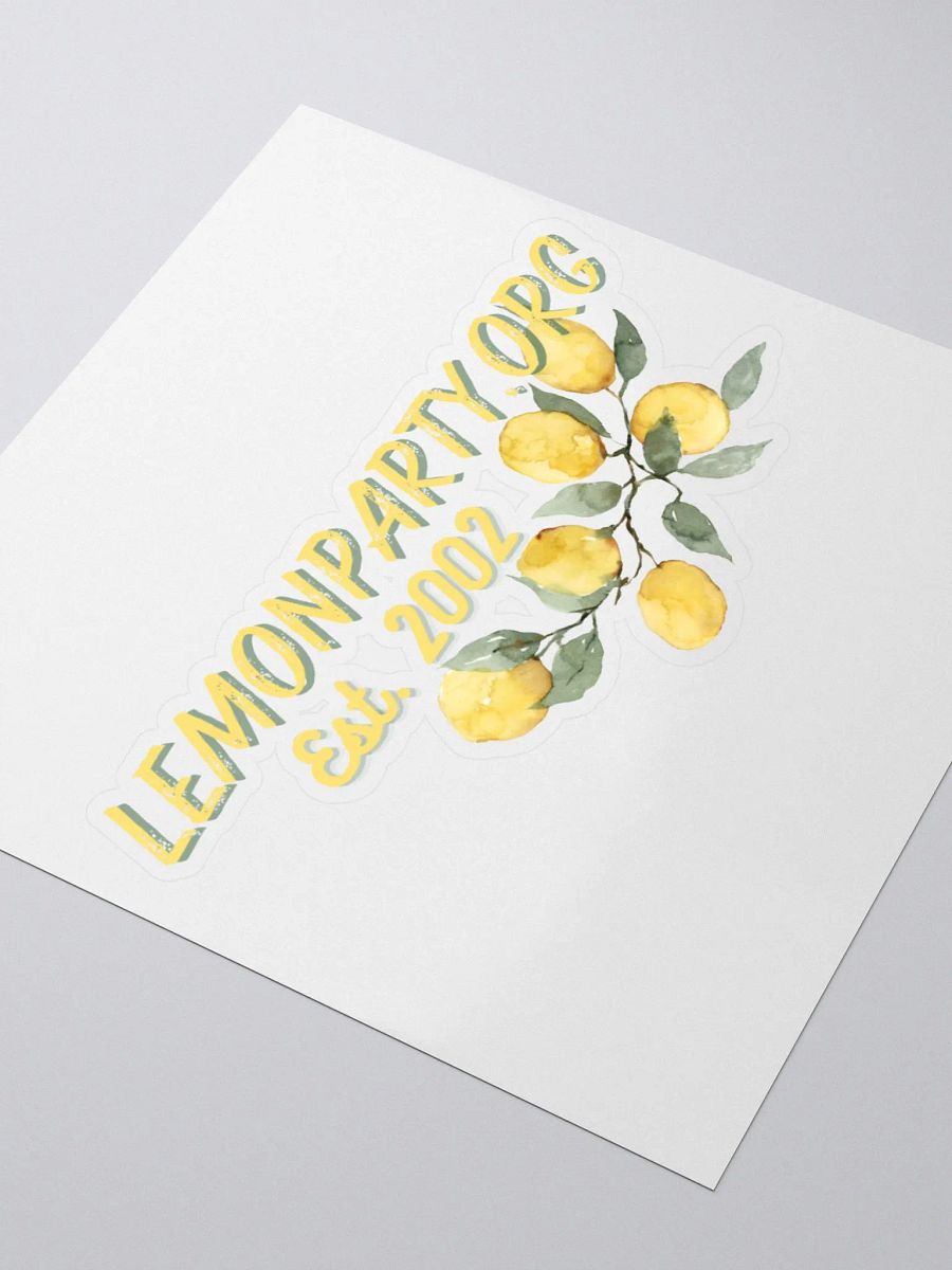 Lemon Party! - Kiss Cut Stickers product image (8)