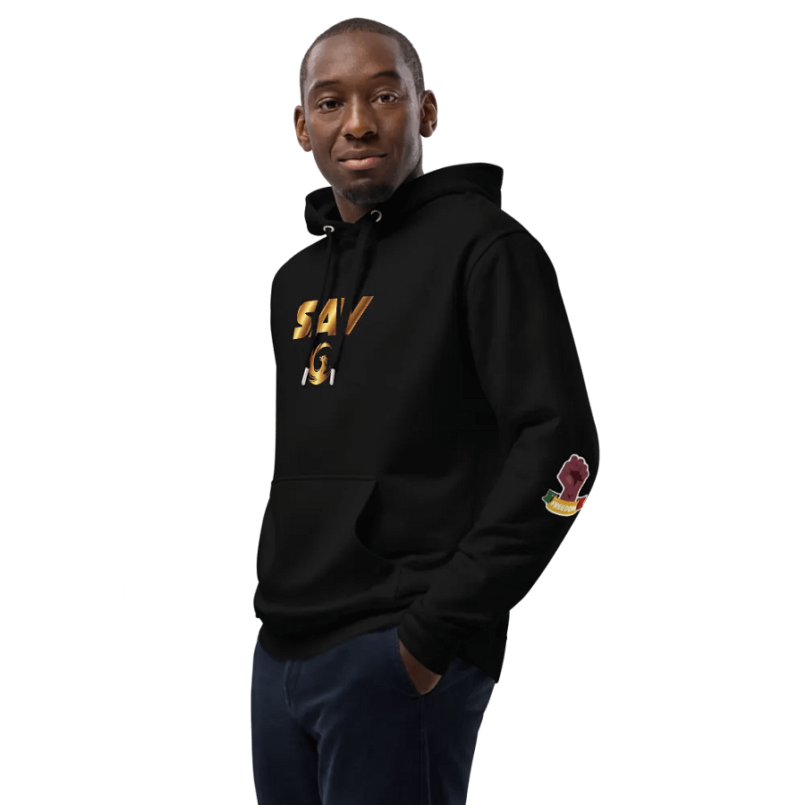 Juneteenth Gold Sav Heavy Hoodie product image (8)