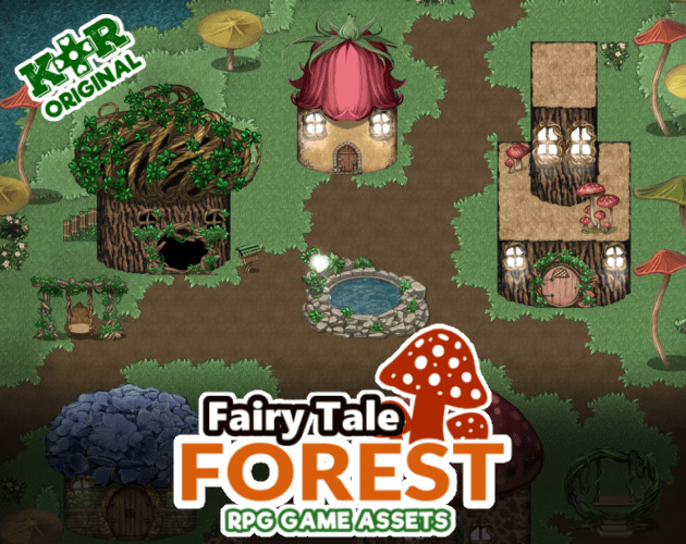 KR Fairy Tale Forest Tileset for RPGs v2.5! product image (1)