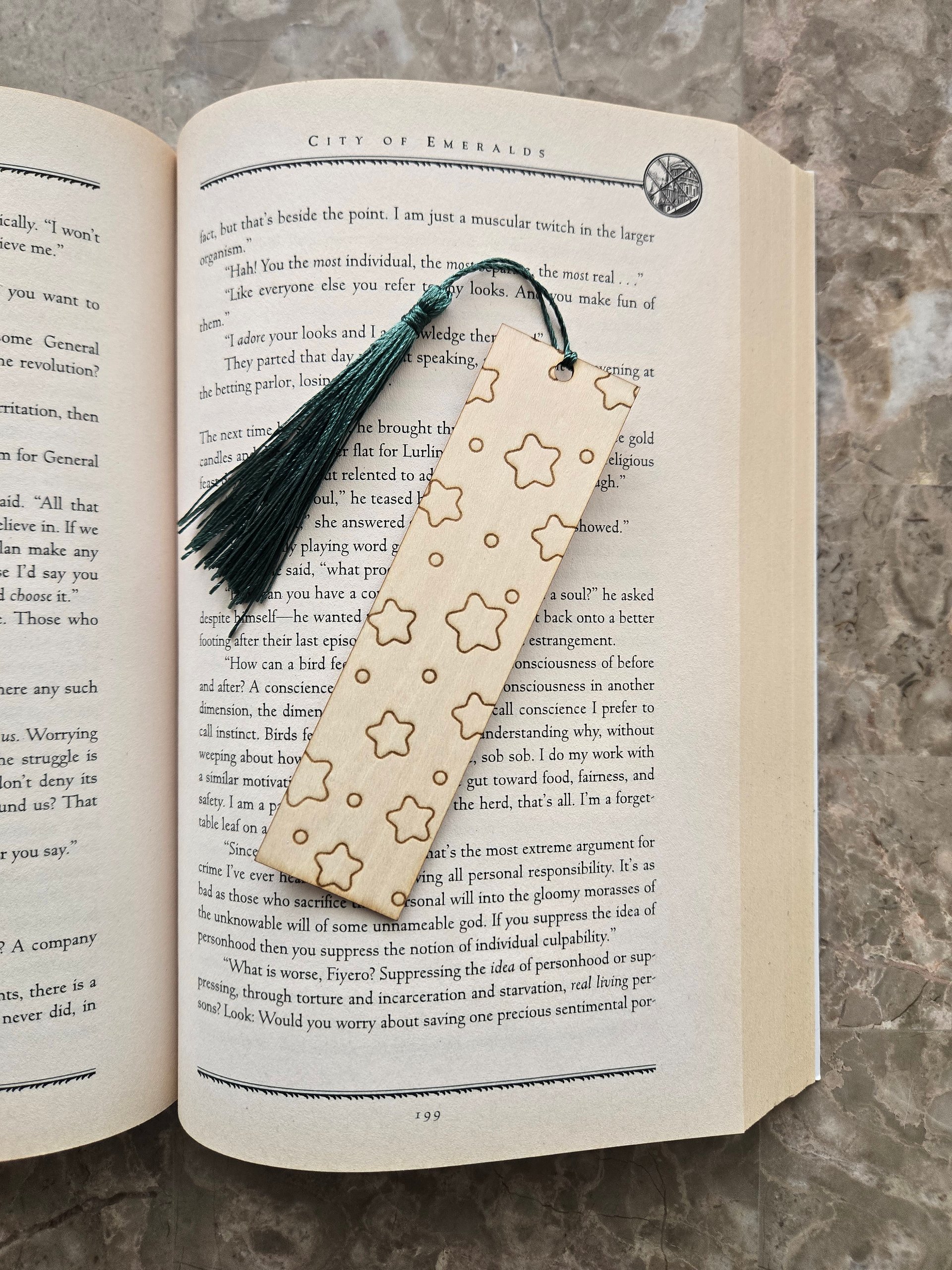 Wooden Bookmark - Stars product image (2)