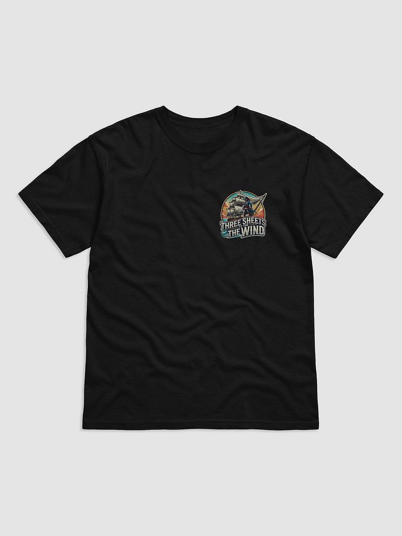 3 SHEETS TO THE WIND MENS - T BLACK
