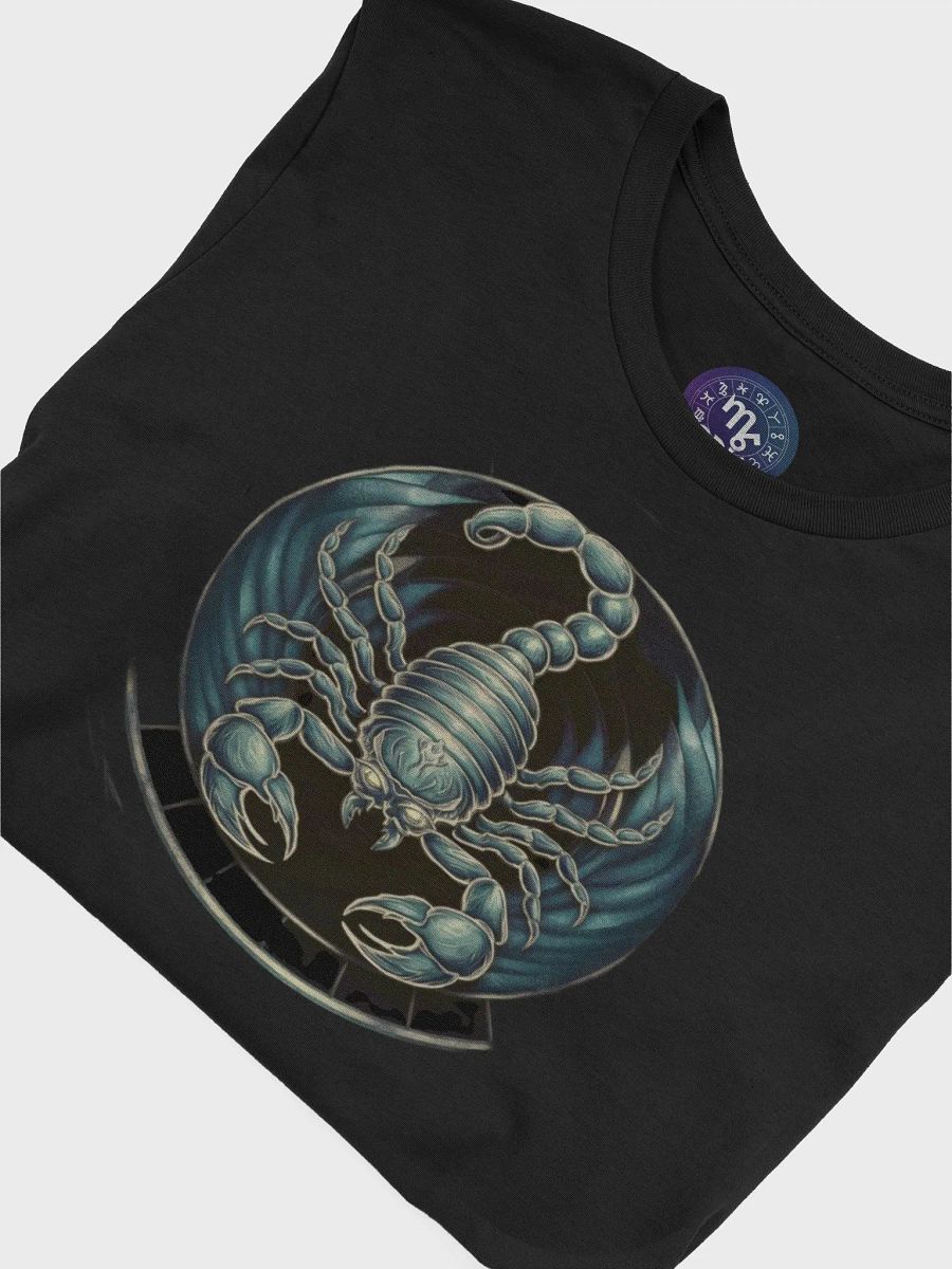 Zodiac Unisex Supersoft T-Shirt with Ethereal Scorpio Design product image (7)