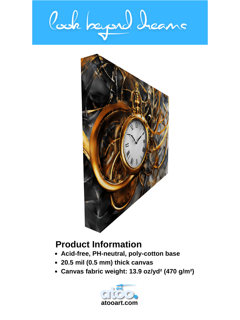 Time Confusion-6 | Canvas Artistic Wall Painting product image (7)