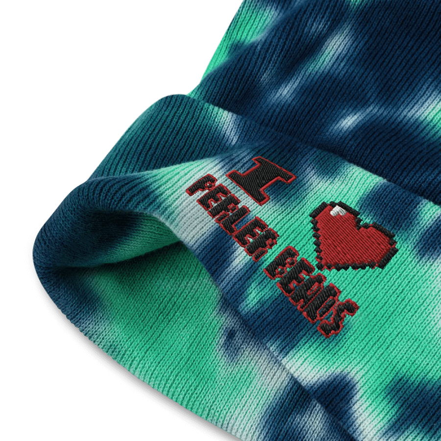 I Heart Perler Bead 2 Tie Dye Touque product image (2)