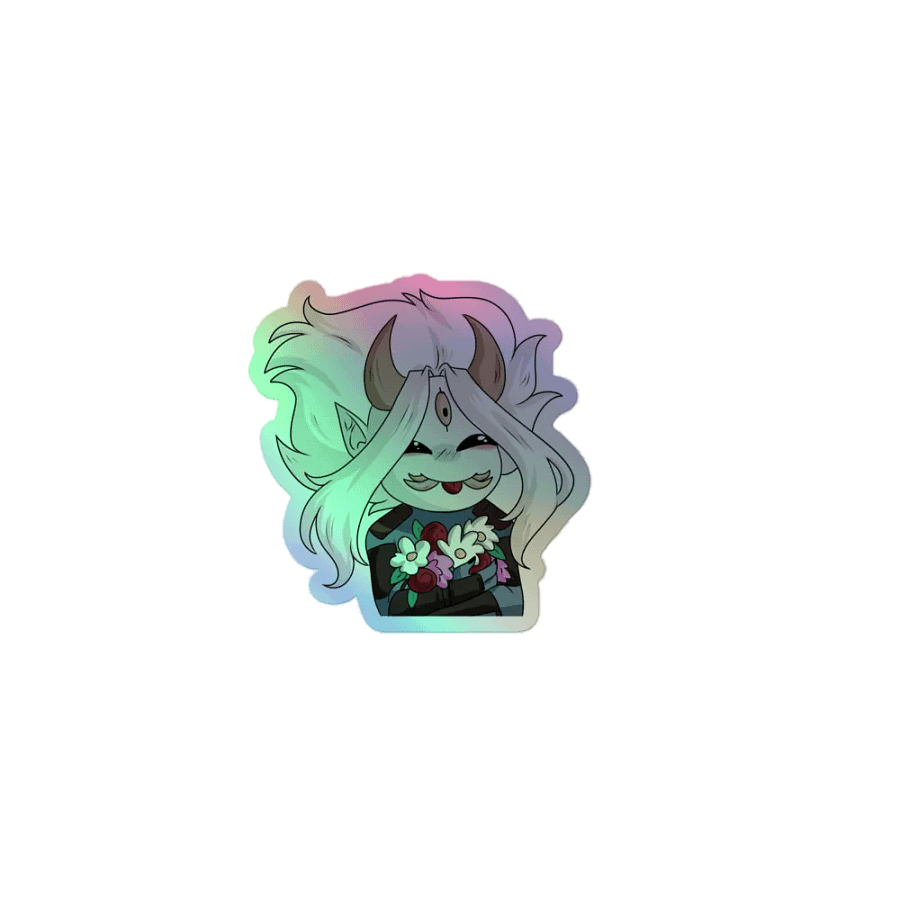 Flower Holo Sticker product image (1)