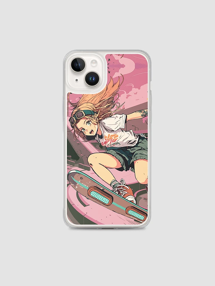 Embrace Anime Awesomeness with our Skater Girl Design - Protect Your Phone with Style! For iPhone® product image (1)