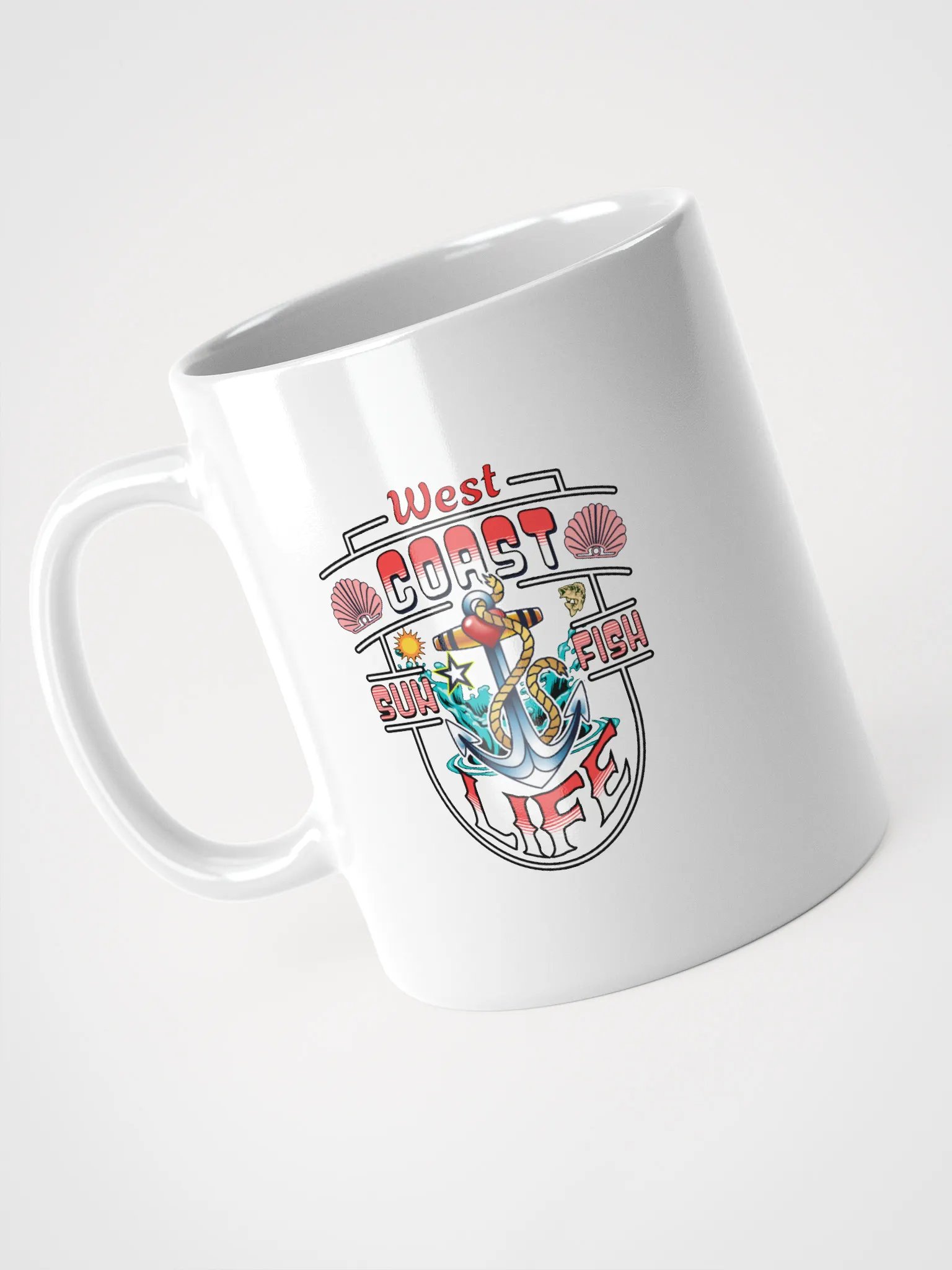 West Coast Life Nautical Anchor Mug product image (2)