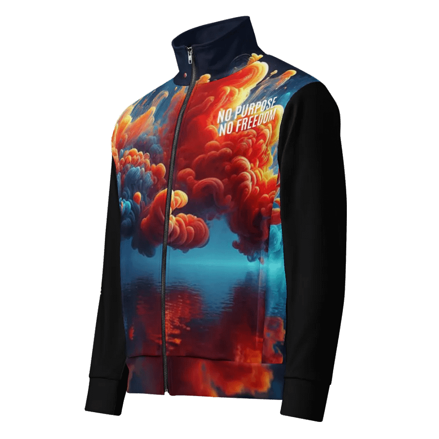 Ethereal Reflections Recycled Track Jacket | no purpose no freedom product image (1)