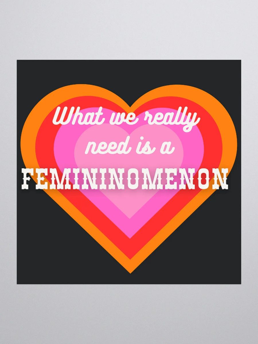 Femininomenon Sticker. product image (3)
