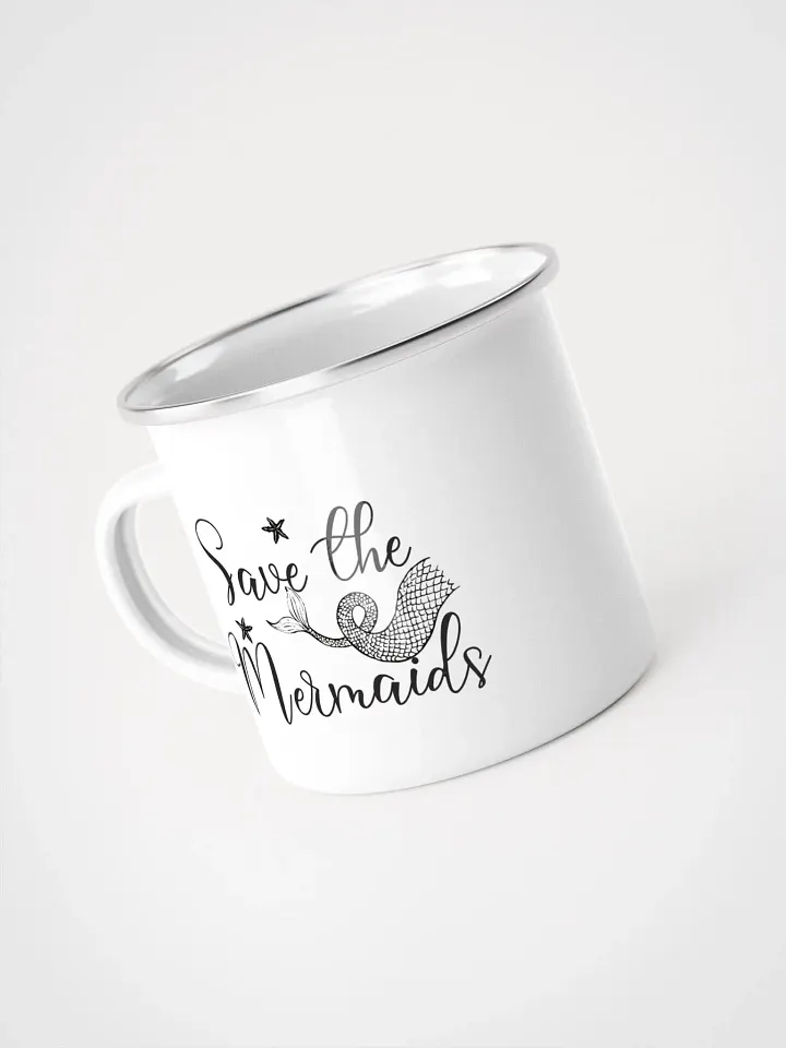 Save the Mermaids Enamel Mug product image (2)