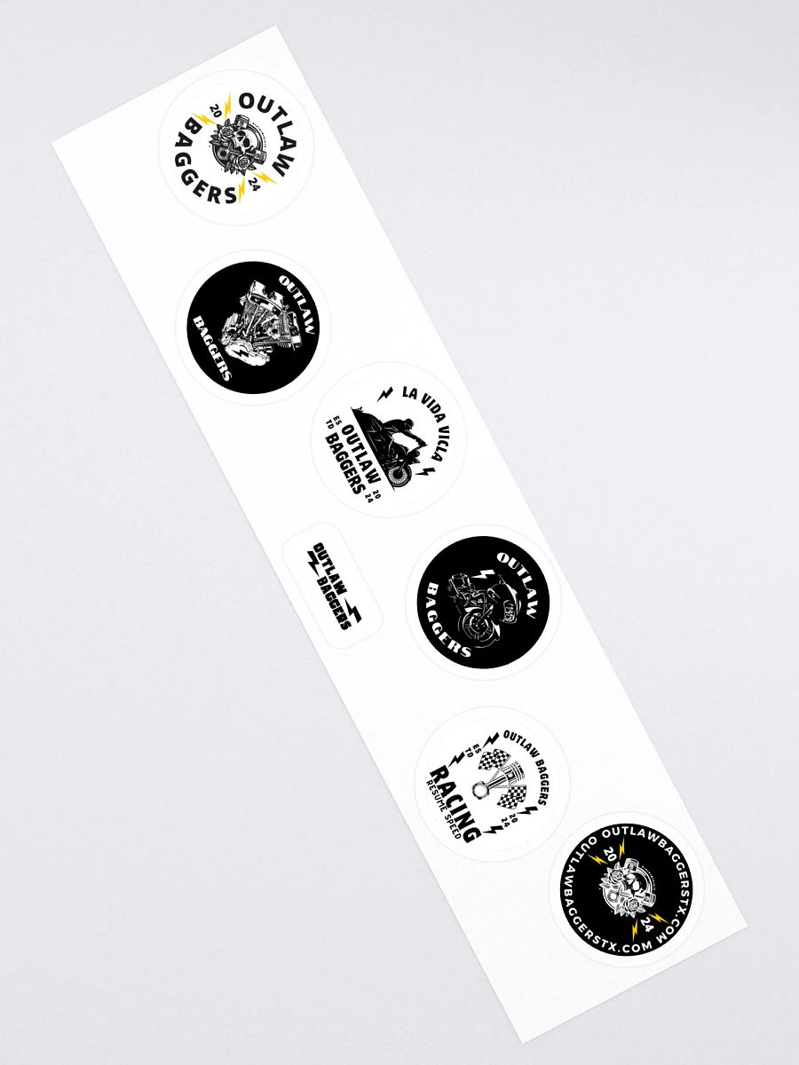 Outlaw Baggers Full Sticker Sheet product image (2)