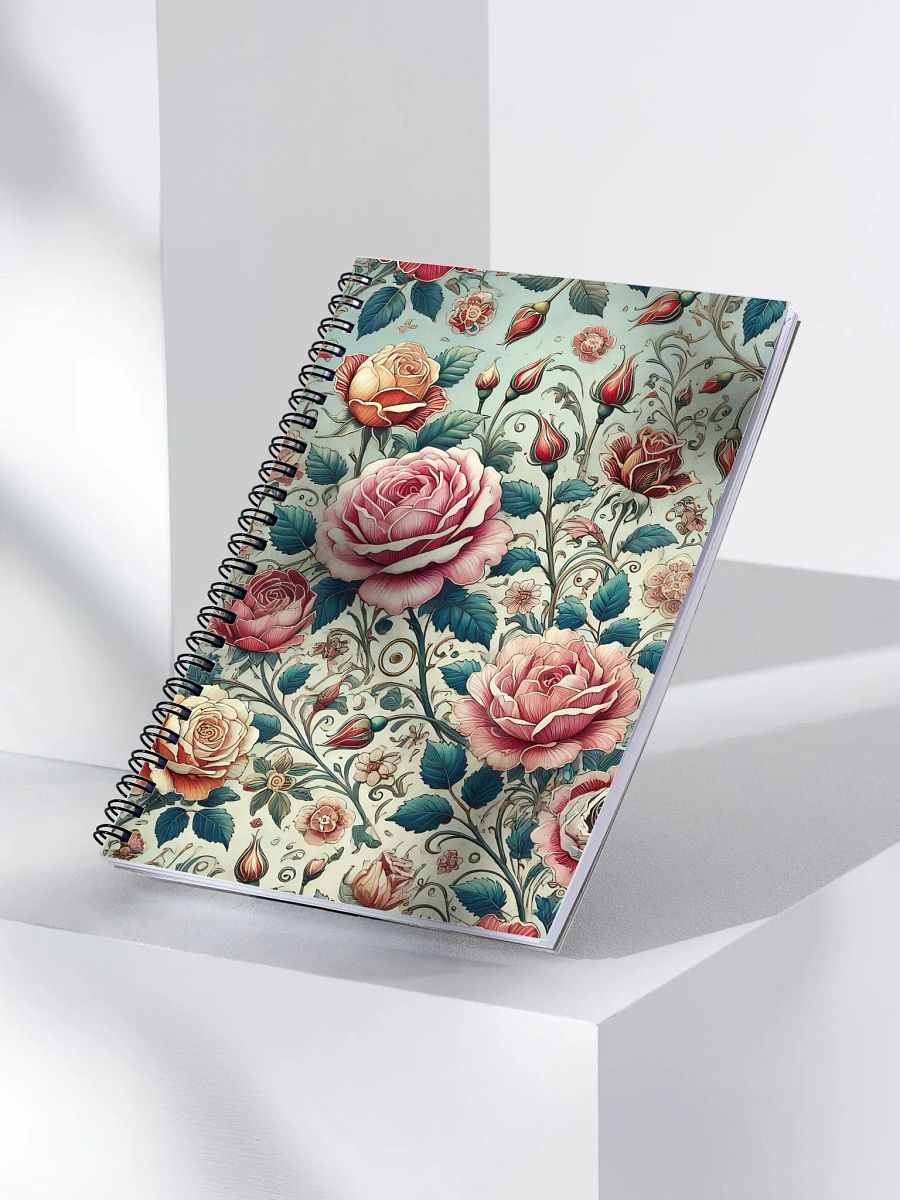 Royal Floral Spiral Notebook product image (3)
