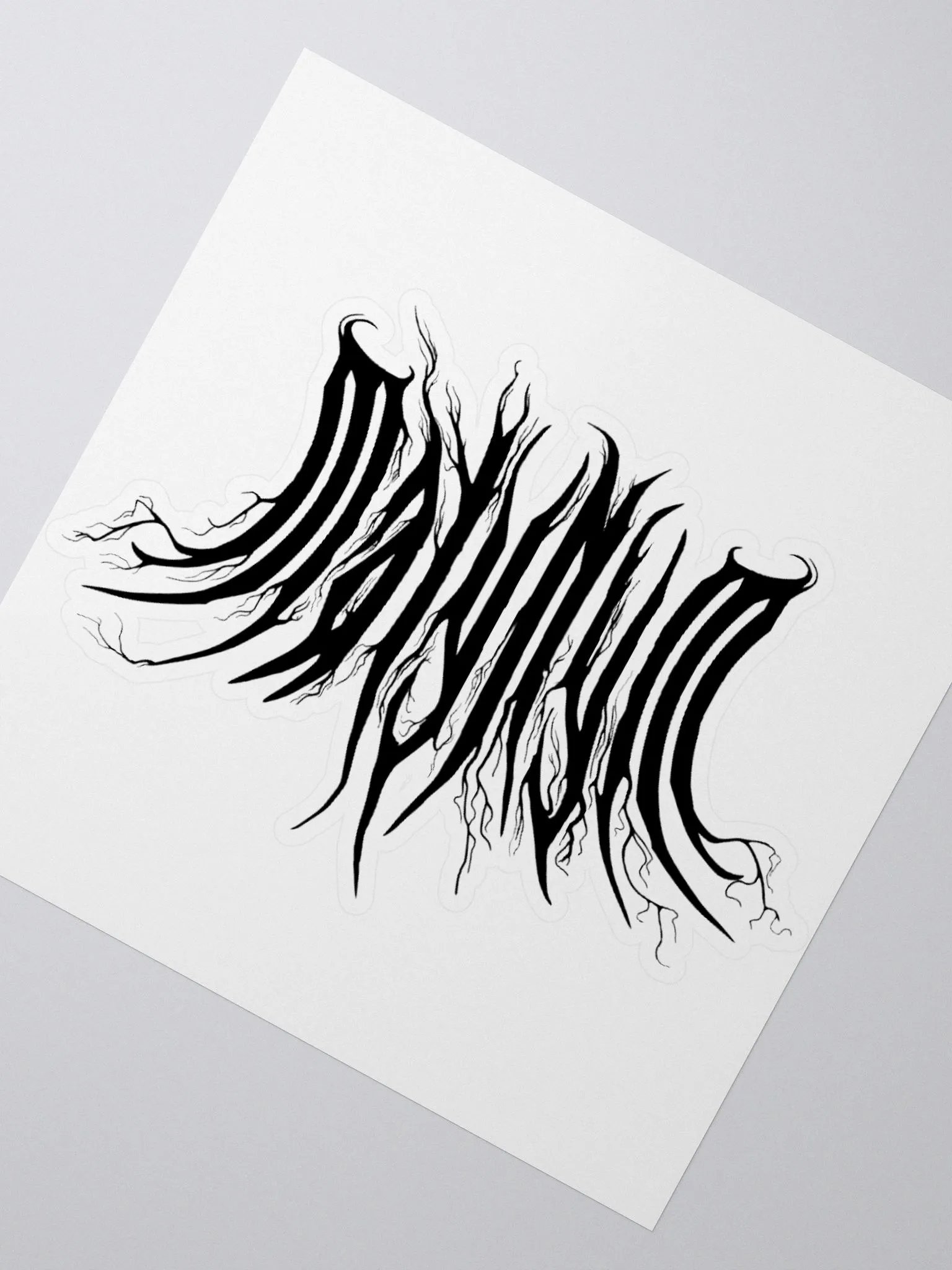 MalyNym black logo Sticker product image (2)