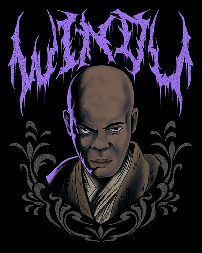 MACE WINDU 💀 DROP IS LIVE
The Windu design is available now in multiple shirt styles!

Art by: @steverieckratc