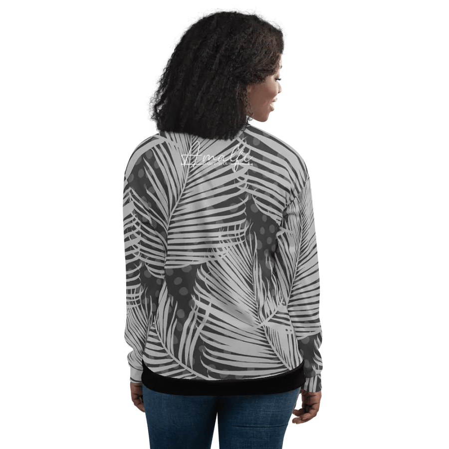 Unisex Amalfi Tropical Feather Dream All-Over Bomber Jacket product image (12)