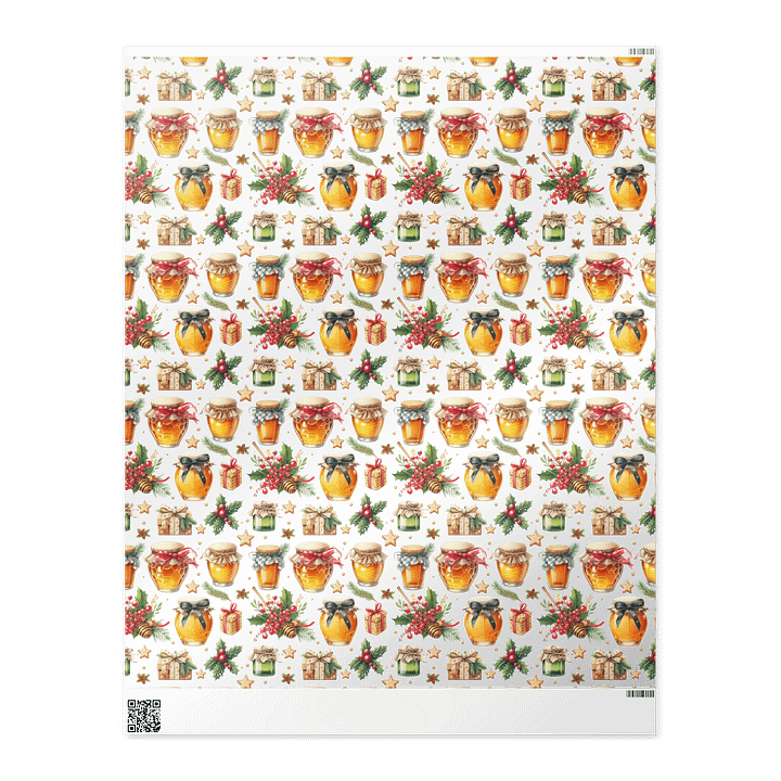 Healthy Honey Christmas Wrapping Paper product image (2)