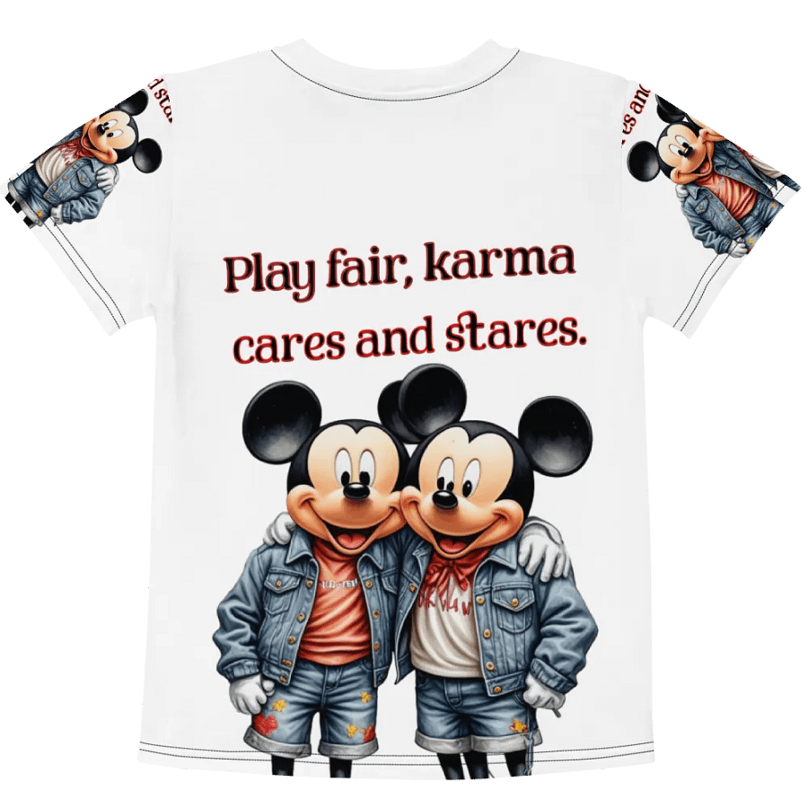 Karma Cares All-Over Print Kids T-Shirt product image (6)