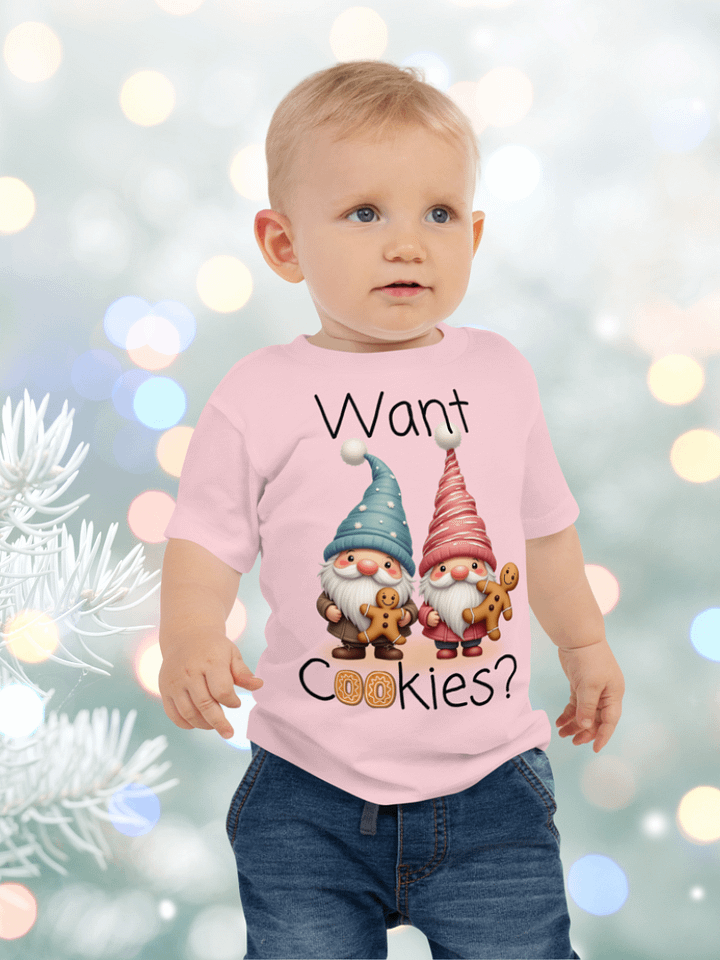 Want Cookies? Festive Gnome Cookies Baby Tee product image (1)
