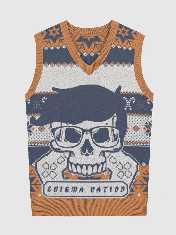 Enigma Nation Knitted V-Neck Vest 14 product image (2)