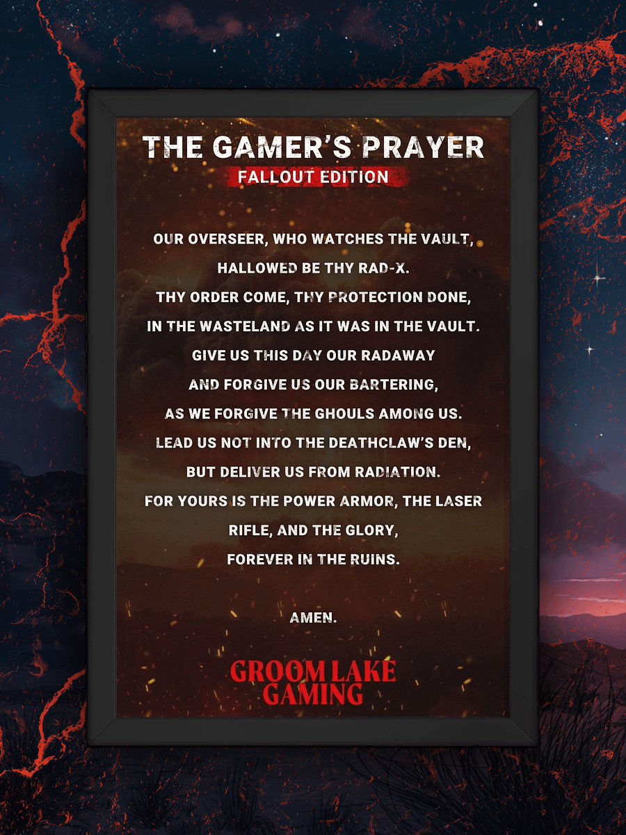 The Gamer's Prayer: Fallout Edition product image (1)