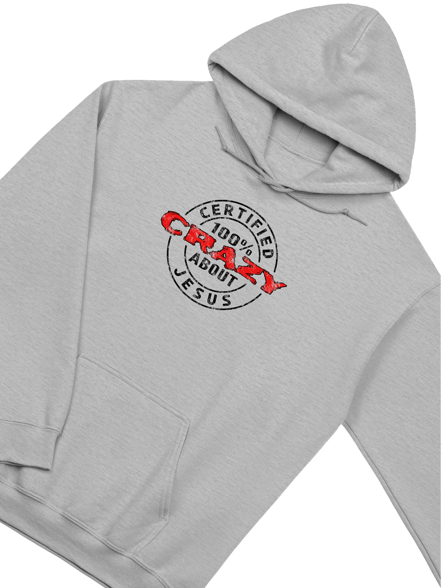 Certified 100% Crazy About Jesus (Dark Design) Hoodie product image (3)