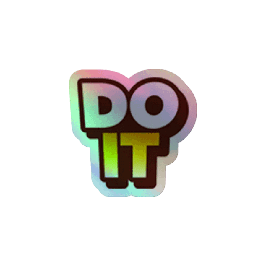 DO IT Holographic Sticker product image (1)