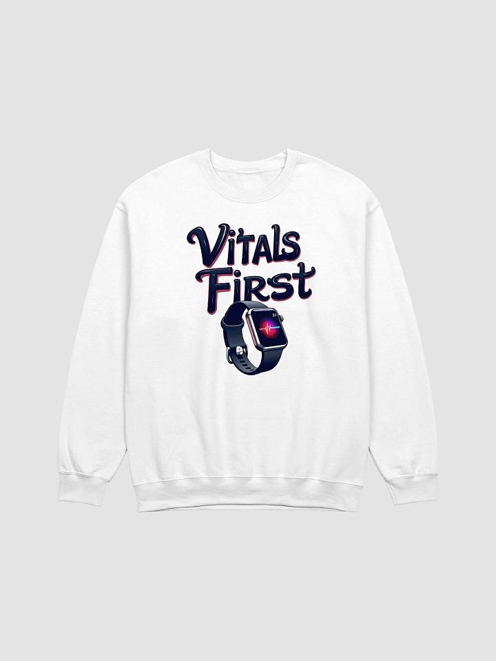 Vitals First Smartwatch Graphic Crewneck Sweatshirt product image (2)