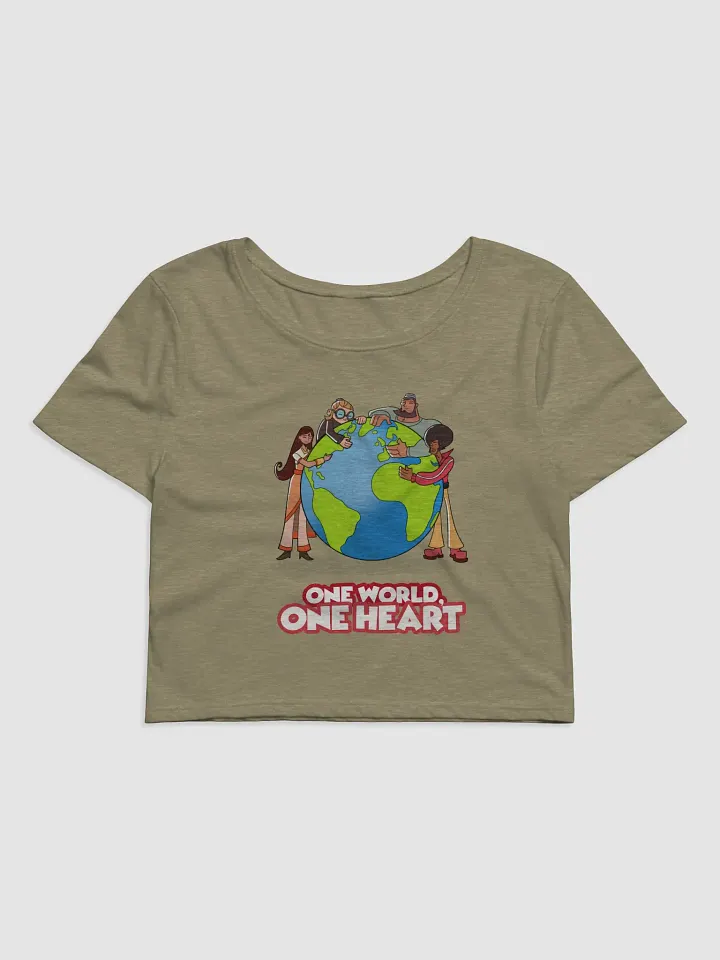 One World One Heart | Women's Crop Tee product image (13)