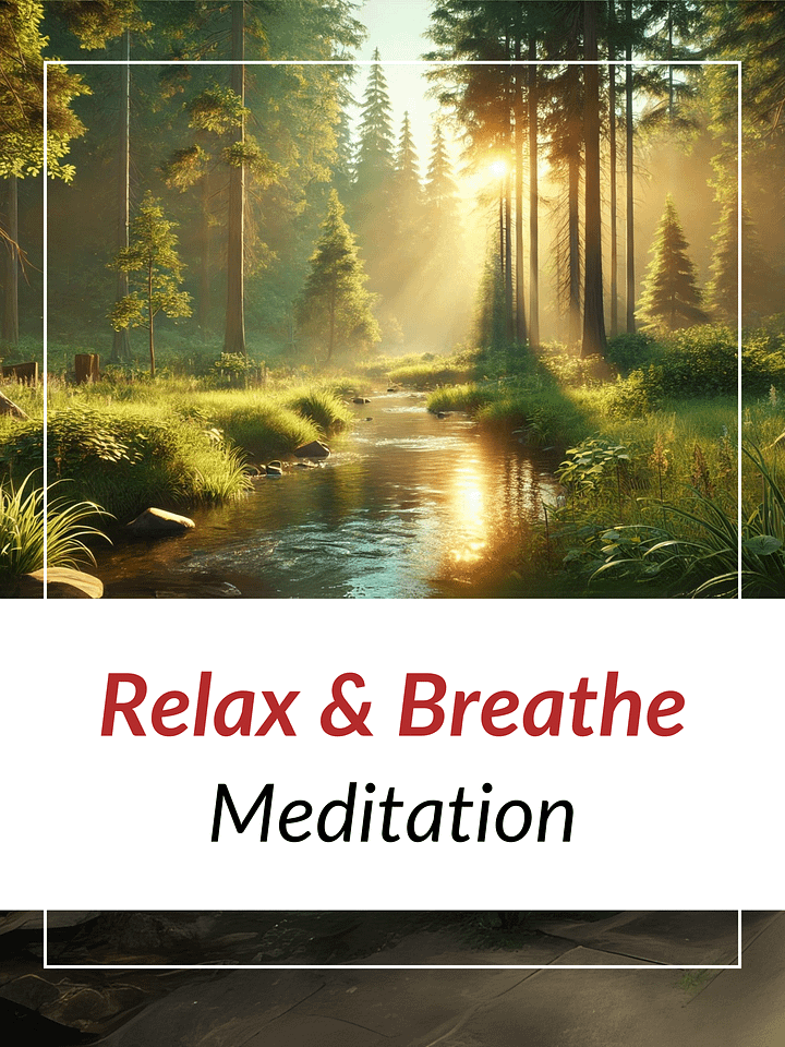 Calm Your Mind & Body: 9-Minute Relaxation Meditation with 4-7-8 Breathing product image (1)