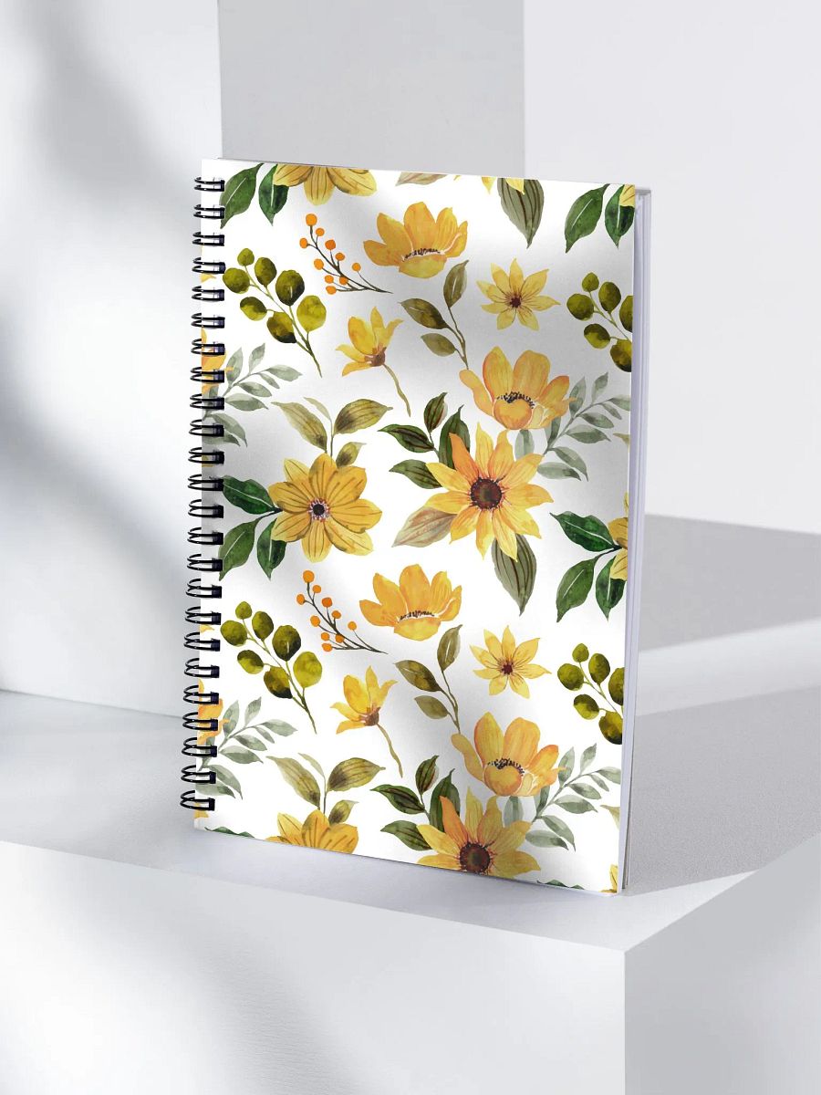 Sunflower Serenade Spiral Notebook product image (4)