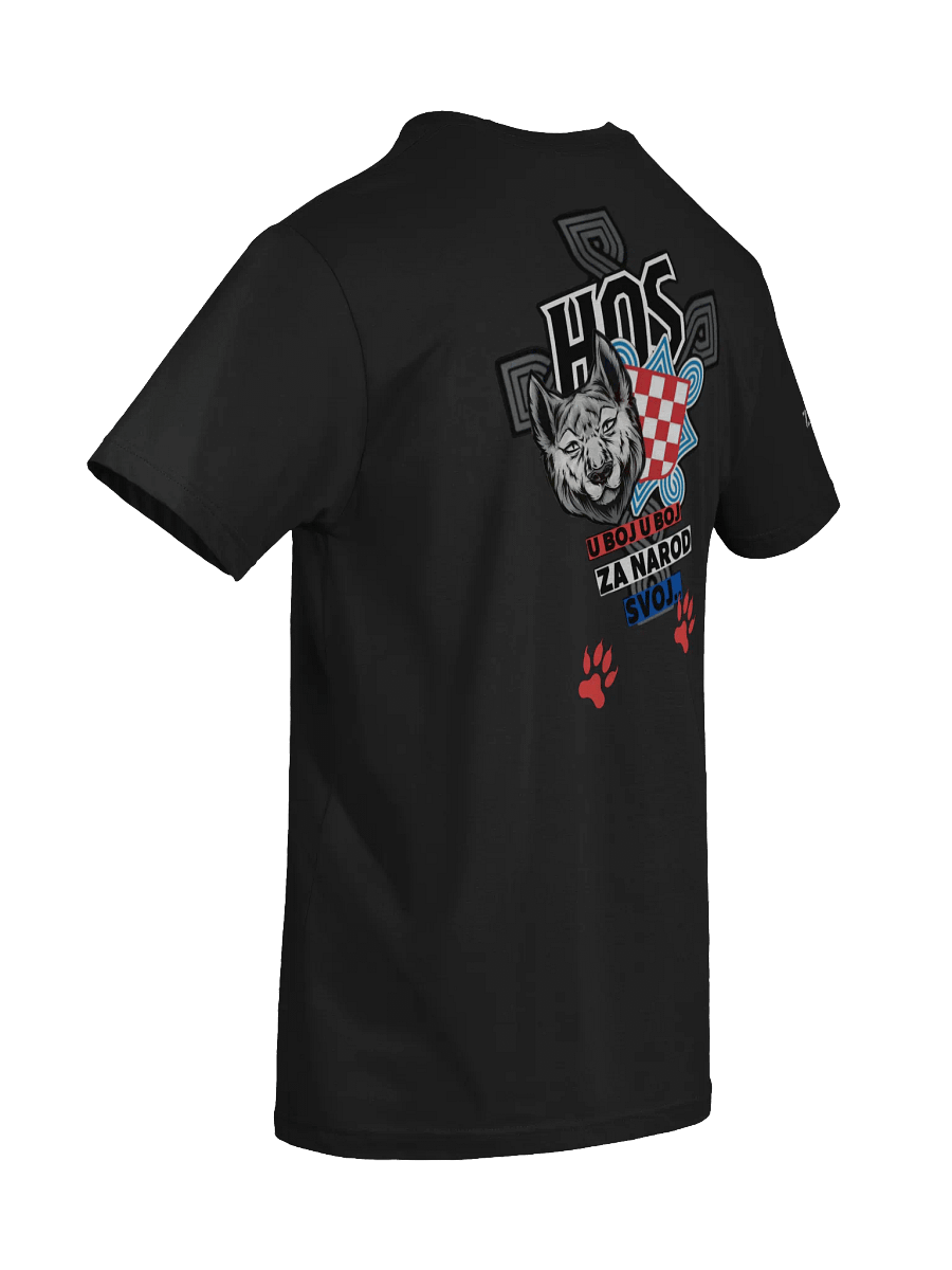 Shielded Patriot Black Croat Legion Next Level Tee product image (6)
