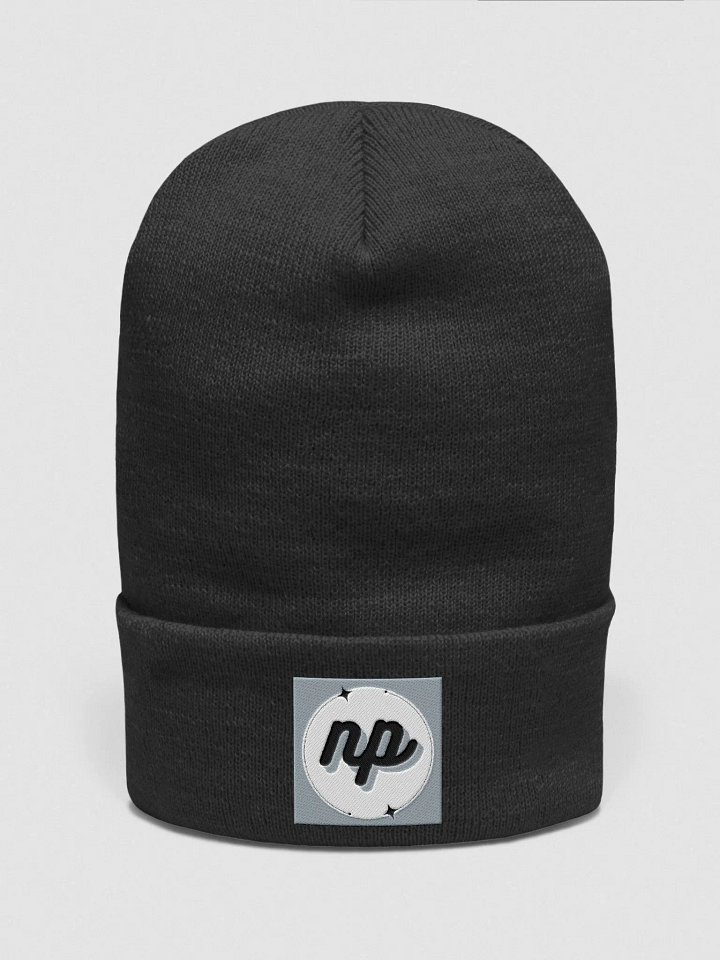 Light Grey and Blue NastyPlot Beanie product image (1)