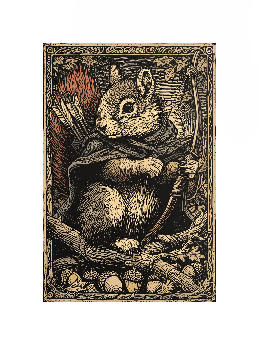 Squirrel Archer – Tiny Heroes Poster product image (1)