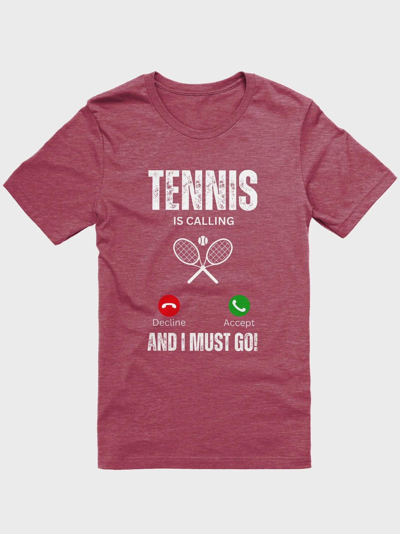 Tennis calls and I have to go - Unisex T-shirt Bella Canvas 3001 product image (5)
