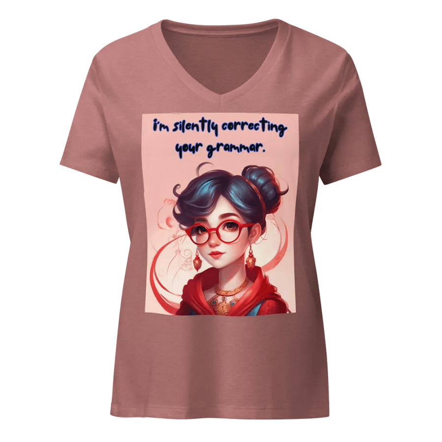 Grammar Police V-Neck Tee product image (4)