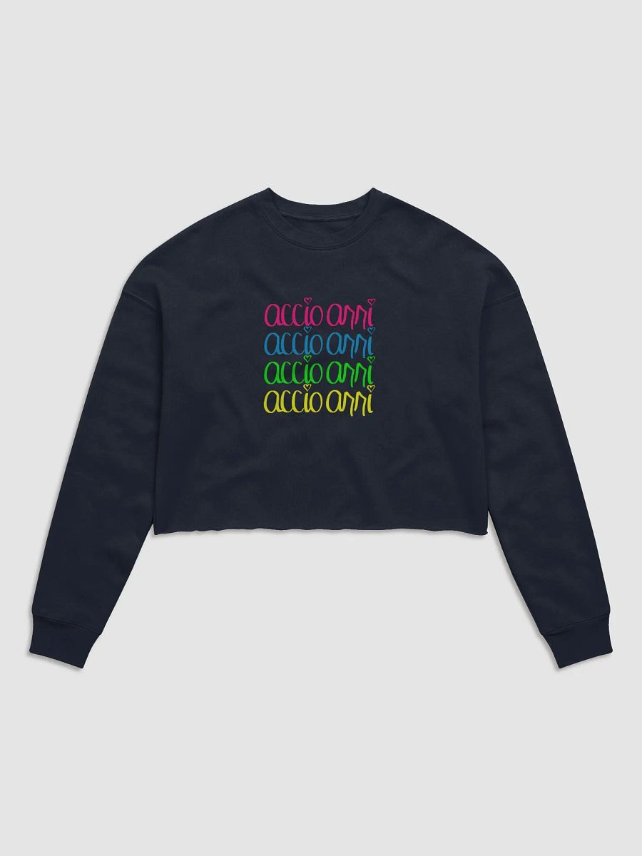 Signature Long-sleeve Crop Sweatshirt (Multicolor) product image (1)