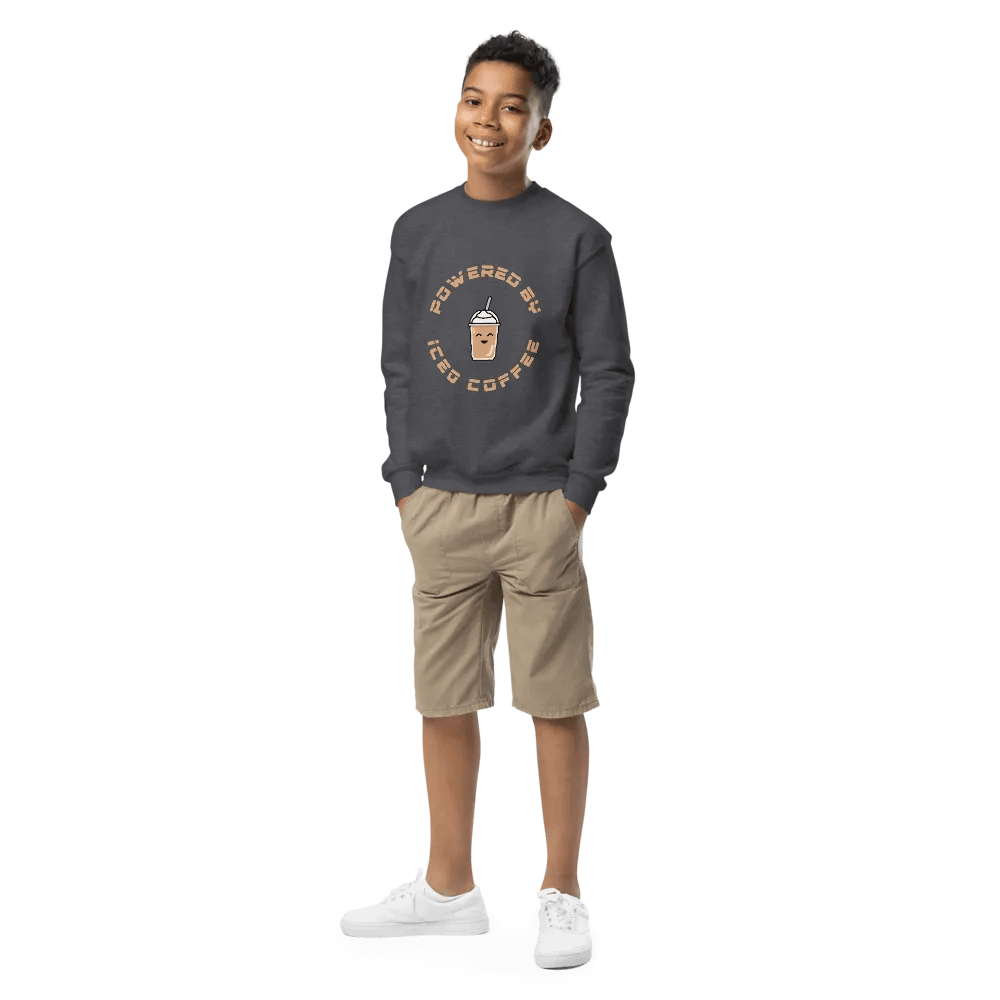 Youth Sweatshirt - Powered By Iced Coffee product image (1)
