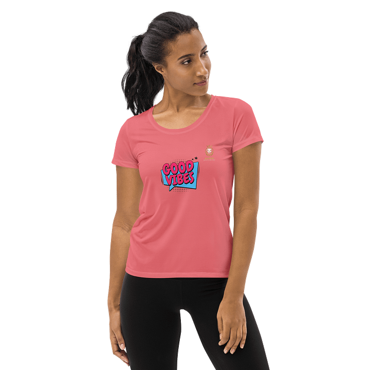 Good Vibes All-Over Women's Athletic Tee product image (1)