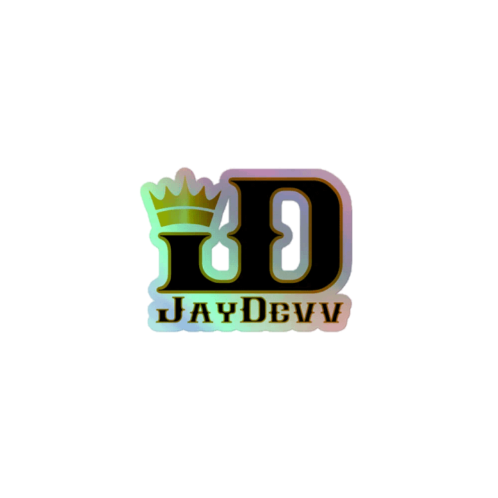 JayDevv Holographic Sticker product image (1)