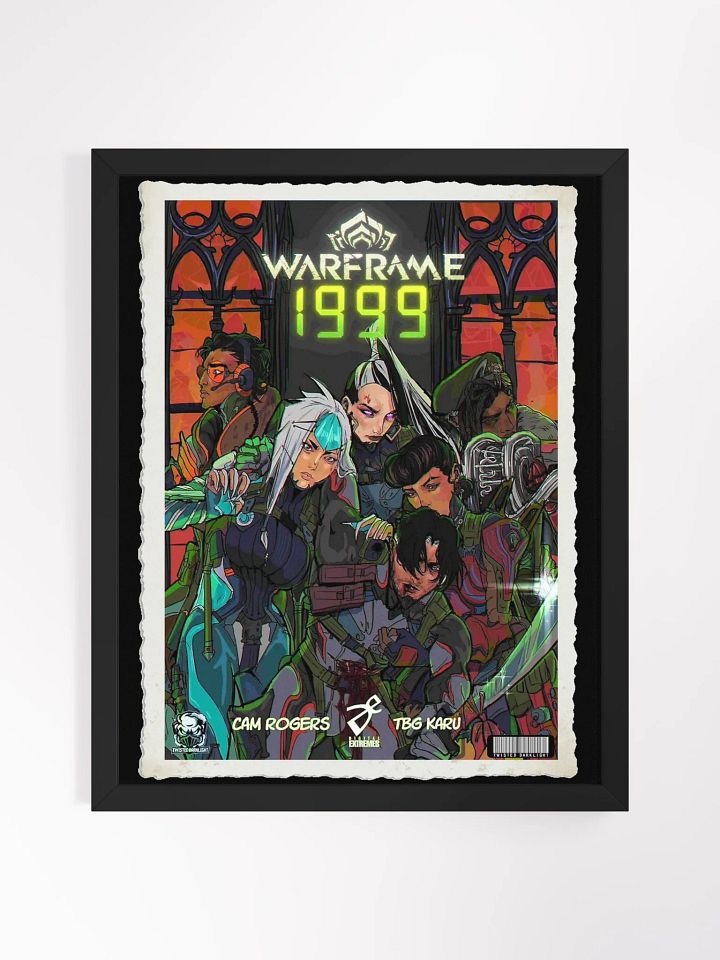 Limited Edition Warframe 1999 Comic Cover Poster by CAM ROGERS and TBG KARU. Sizes 16" x 20" and 18" x 24". product image (2)