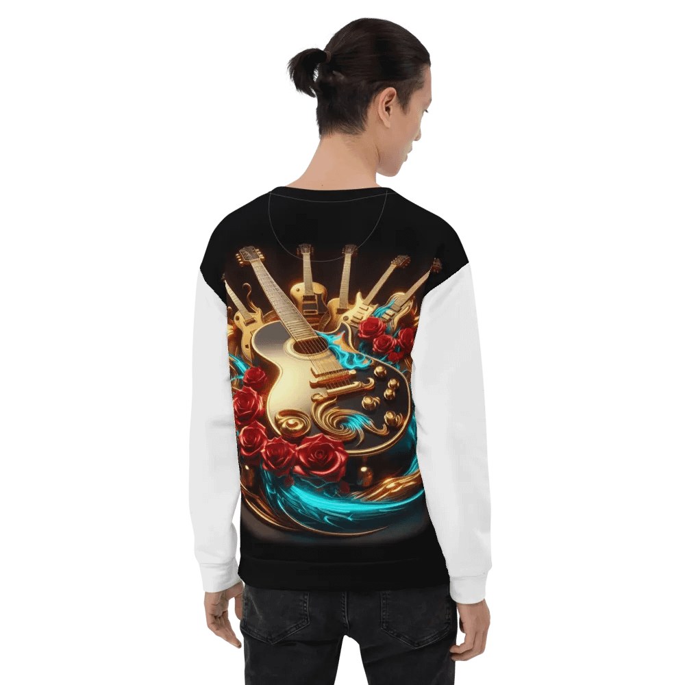 Electric Golden Guitar Dreams - Unisex Sweatshirt #16 product image (7)