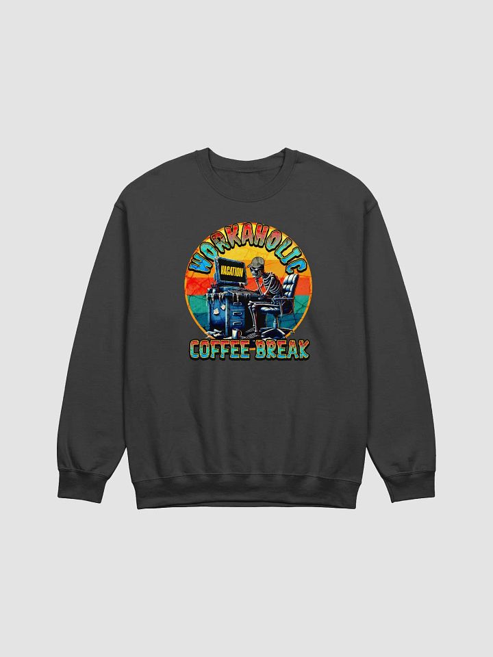 Workaholic Coffee Break Frosty Crewneck product image (17)