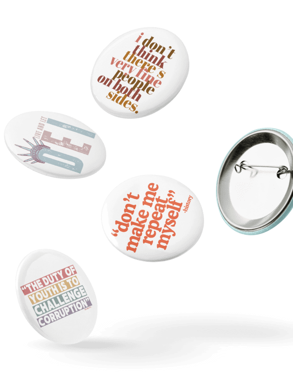 Democratic Political Smorgasbord Pack 5 Buttons Pins - Being Liberal product image (5)