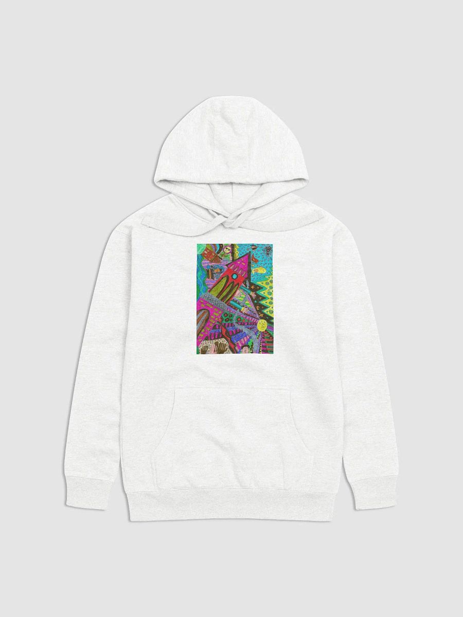 Abstract Doodle Art Tower Moment Unisex Hoodie product image (4)
