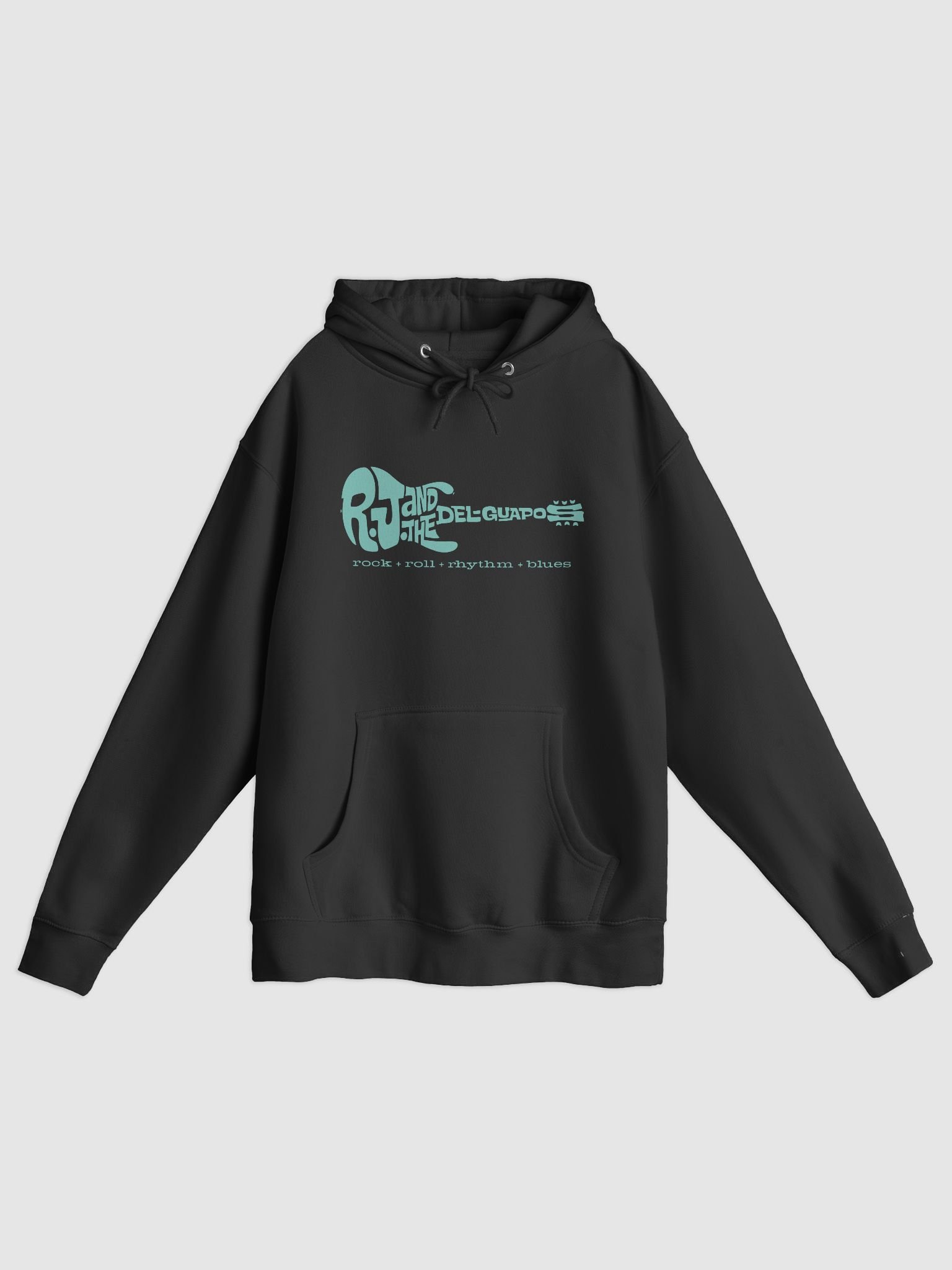 RJ & The Del Guapos Teal Logo | Hoodie product image (1)